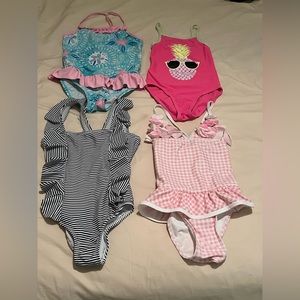 Girls Bathing Suits. Size6/6x.Gently used. Excellent Condition.